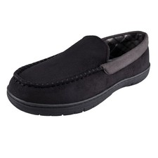 Haggar Men's Closed-Back Memory Foam Venetian Slipper House Shoe-Indoor/Outdo...