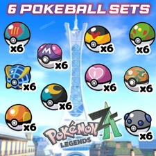 Apricorn Balls Dream Balls Beast Sport  Balls | 6 Ball Set | Pokemon Legends ZA