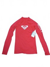 Roxy Womens Standard Whole Hearted Long Sleeve UPF 50 Rashguard, Cayenne X-Small