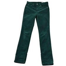 Rag & Bone Jeans Green Corduroy Skinny Stretch Pants Womens 29 Classic USA Made