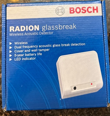 #ad #ad NEW BOSCH RFGB GLASSBREAK WIRELESS ACOUSTIC DETECTOR $40.00