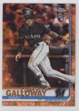 2019 Topps Chrome Sapphire Edition Orange 24/25 Isaac Galloway #683 nd3