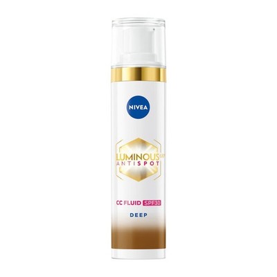 NIVEA Luminous 630 Anti-Flecken-Fluid CC SPF30 3-EN-1 (1 x 40 ml), CC Cream