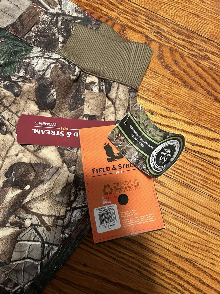 Field And Stream Camo Pants NWT Womens Size XL Realtree - Image 4 of 4