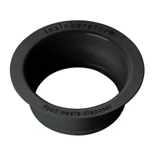 Kitchen Sink Flange in Matte Black for Insinkerator Garbage Disposal