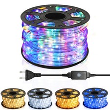 10m-50m LED Lichterschlauch Lichtschlauch Lichterkette Wasserdicht Außen/Innen