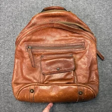 Will Leather Goods Silas Backpack Brown Bridle Leather Pack Bag