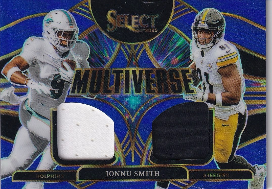 Jonnu Smith 2025 Panini Select - Multiverse #MVJ-JSM Blue Prizm (MEM) MIA PIT