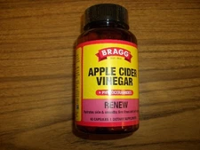 Bragg Apple Cider Vinegar + Phytoceramides 90 Capsules Exp 7/18/2027