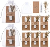 Danke FüR Alles Geschenkset Kerzen Trockenblumen Organzabeutel KartenhüLle