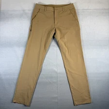 BYLT Everyday Pant 2.0 Mens 34 Tall Tan Classic Performance Stretch Chino