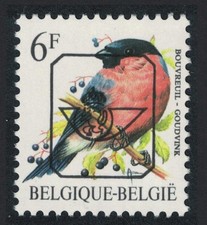 Belgium Northern Bullfinch Bird Buzin  Bouvreuil  6f Precancel 1998 SG#2850