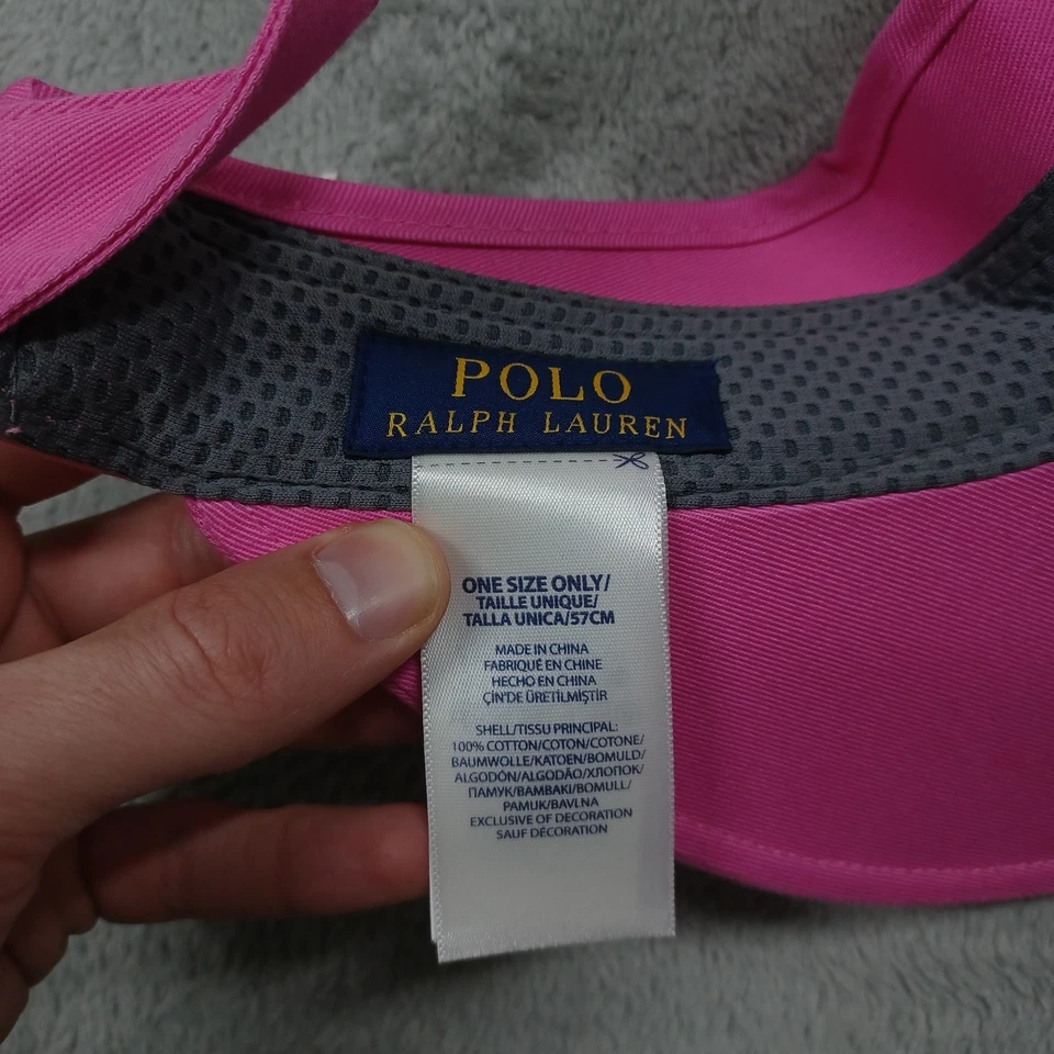 Chapéu Polo Ralph Lauren Feminino Tamanho Único Viseira Ajustável Novo com etiquetas - Imagem 3 de 4