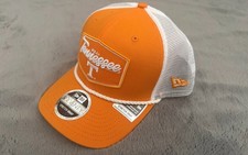 New Era $35 TENNESSEE VOLS Snap Hat 9SEVENTY Adjustable w/patch & rope braid