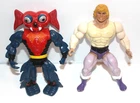 VTG 80's HE-MAN Action figure lot 5.5" PRINCE ADAM 1981 + Mantenna 1984 MOTU