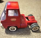 Tonka Red Truck Cab Pressed Steel Vintage Diecast Vehicle Toy