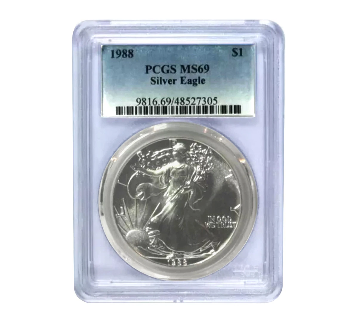 American Eagle MS 69 PCGS Certified Silver Bullion Coins for sale