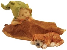 Top Collection Enchanted Story Fairy Garden Sleeping Baby Multicolor