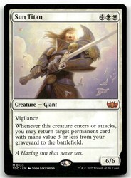 Sun Titan #133 Mythic Commander: Tarkir: Dragonstorm MTG
