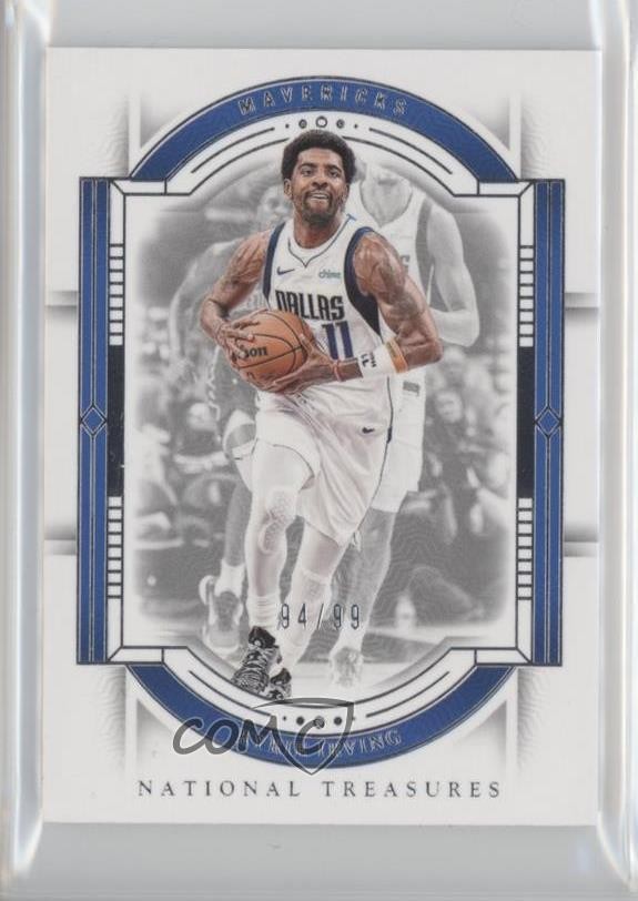 Kyrie Irving #30 Basketball Cards 2023 Panini National Treasures trading card — raw and PSA graded price guide