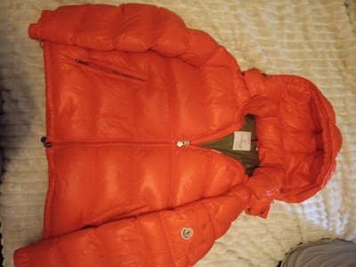 Moncler Bubble Jacket Orange Men XL
