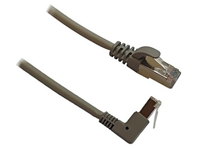 100570 Patch cord RJ45-Stecker,RJ45-Stecker, abgewinkelt, unten MCI