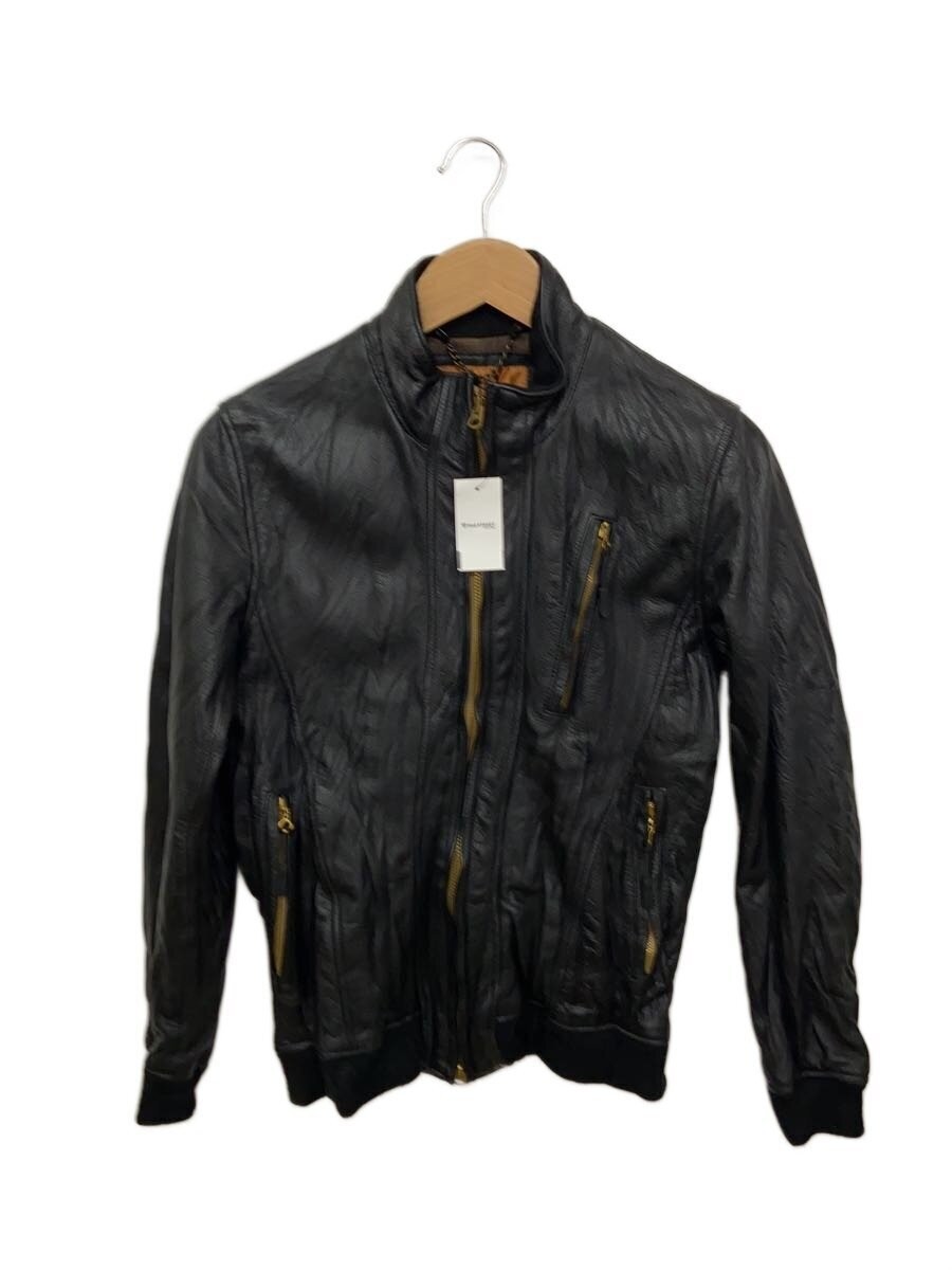 Go West Leather Jacket Blouson/1/Goat Leather/Blk 1712