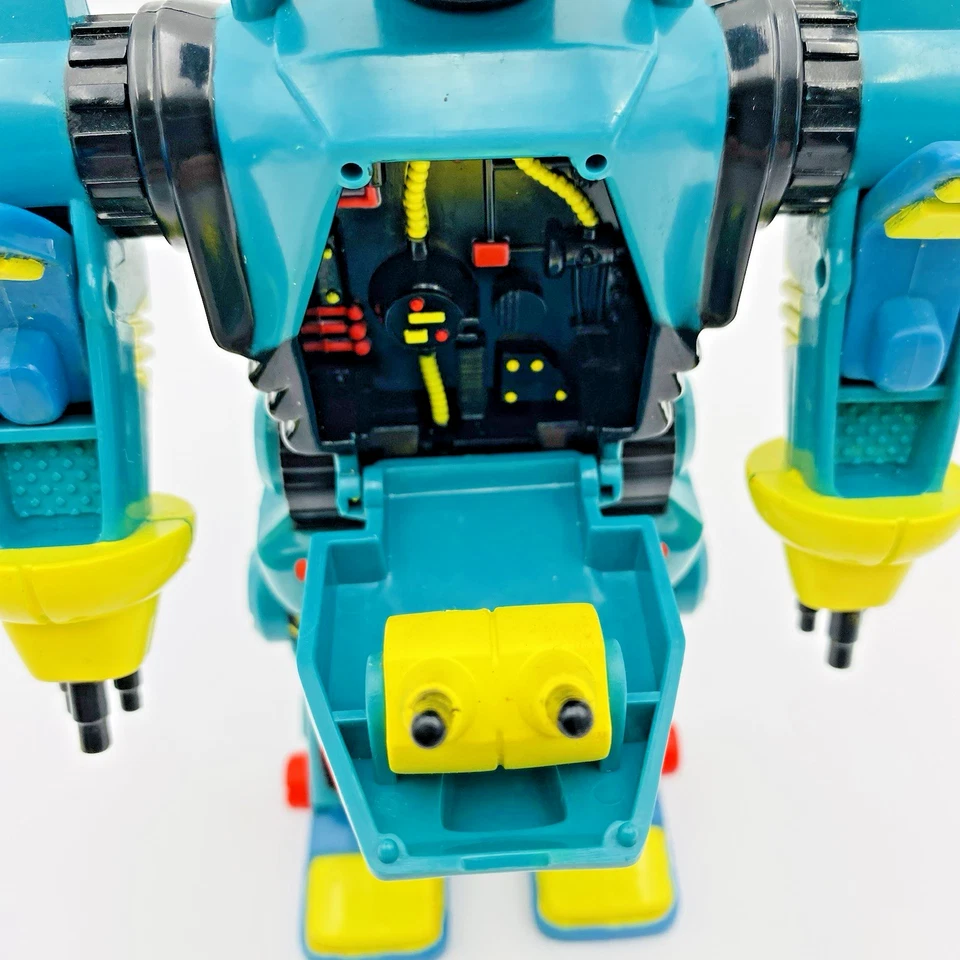 1992 Galoob Zbots Tranzor Robot Action Figure - Vintage Lewis Toys 90’s Colorful - Image 3 of 4