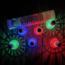 LED Badminton Birdies, Plastic Light Up Birdies Glow in The Dark colourful
