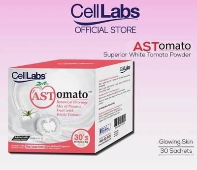 8G X 30 CellLabs ASTomato Premium Whitening BrighteningGlowing Skin Tomato Drink