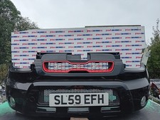 KIA SOUL HATCHBACK 5DR BURNER CRDI MK1 (AM) 2009 BLACK FRONT BUMPER MARKS