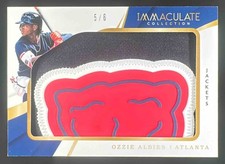 2018 Panini Immaculate Collection Jumbo Jackets #IJ-OA Ozzie Albies /6