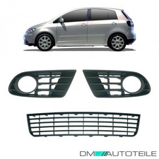 Nebelscheinwerfer Gitter Stoßstange Set 3 teilig für VW Golf Plus V 5M1 521 2005