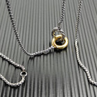 David Yurman Ombre Cord Double-Ring Necklace 45+5cm extension chain — photo 7