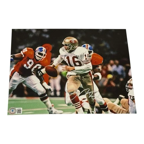 Joe Montana Beckett Cert Authentic Signed Autographed 8x10 Photo 49ers