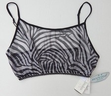 SECOND BASE THE ORIGINAL DEMI CAMI ZEBRA sz S NEW USA AUTHENTIC