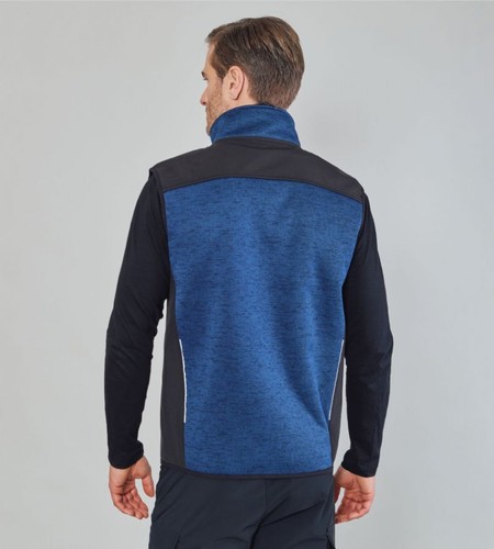 JRC Gilet TREVIRI Impermeabile Traspirante Knitted Fleece Softshell Interno Pile - Picture 5 of 9