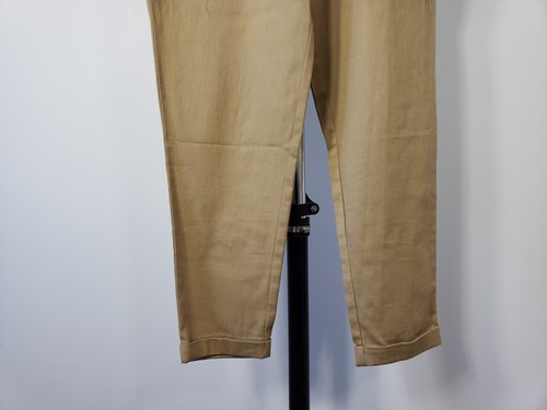Women's Revamped Tan High Waist Belted Trouser Pants - Picture 5 of 12
