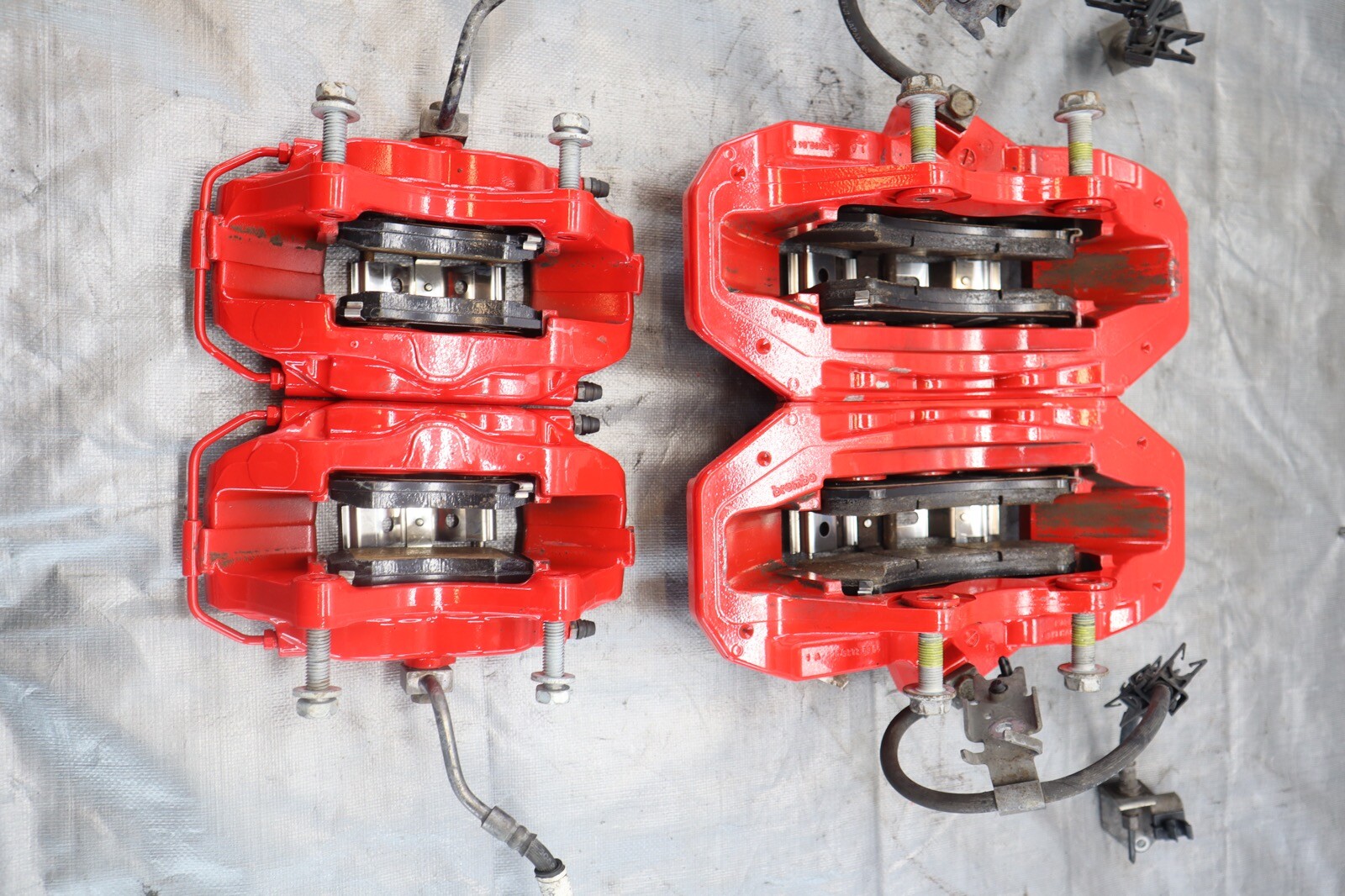 2016 DODGE CHARGER HELLCAT SRT 6.2L OEM BREMBO BRAKE CALIPERS N ROTORS