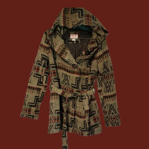 Mossimo Hooded Jacket Size Medium Aztec 