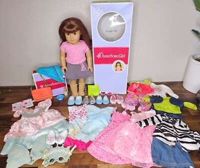 American Girl Doll Clothes And Shoes Set Of Pink Raincoat Pants