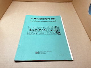 KID NIKI RADICAL NINJA  With Schematics DATA EAST arcade game owners  manual