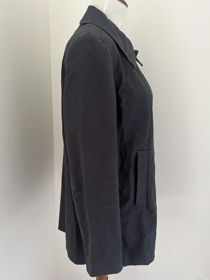 Chaqueta cortavientos Michael Kors para mujer talla M azul marino algodón/spandex Foto 3 de 4