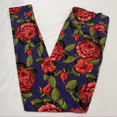 Legging LulaRoe Vintage Taille Unique - Motif Caille Turquoise/crème - Neuf Avec étiquette