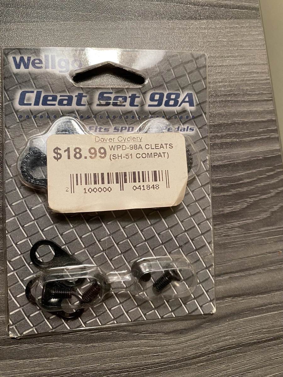 Wellgo SPD Cleat Set 98A fits SPD MTB WPD 98A