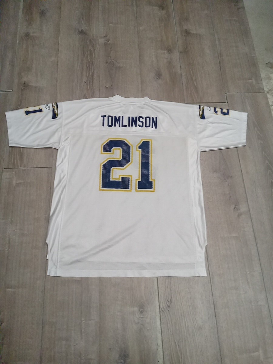 Vintage Reebok San Diego Chargers LaDainian Tomlinson #21 White
