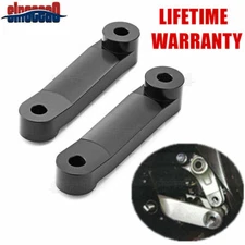 CNC Billet Black 2" Rear Lowering Drop Link Kit For Suzuki Boulevard M109R 06-25