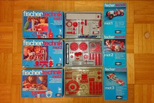 FISCHERTECHNIK mot1 + mot2 + mot3 mit Anleitungen und OVP