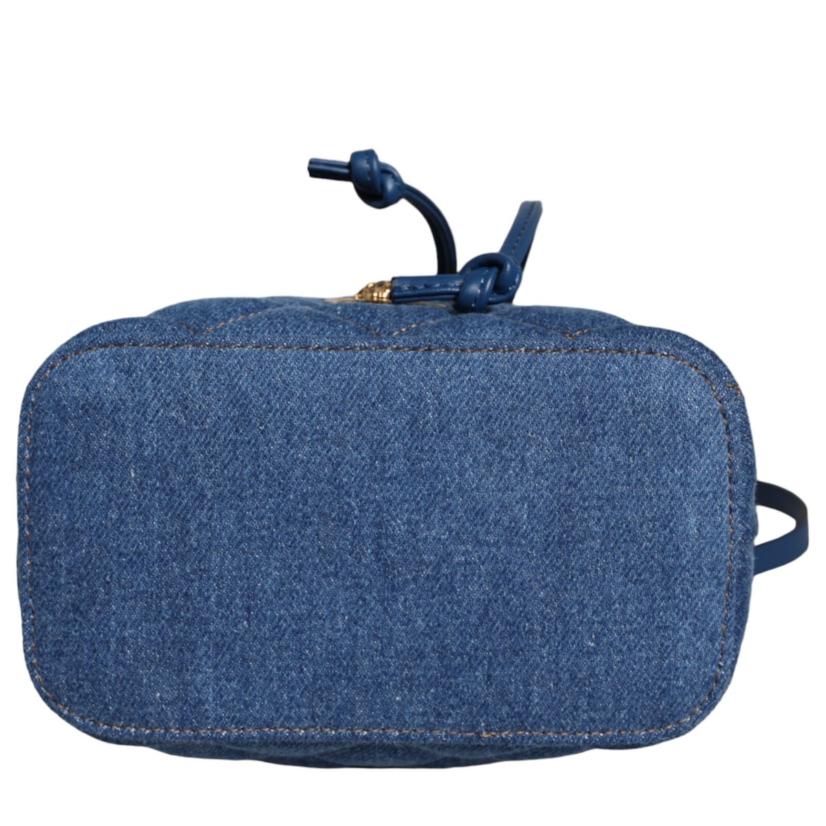 VERSACE Bag Blue Quilted Denim Leather Crossbody Shoulder VERSACE Bag Blue Quilted Denim Leather Crossbody Shoulder