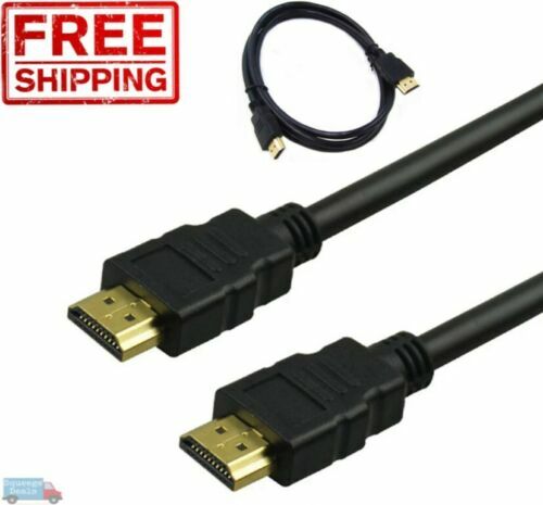 6FT HDMI Cable for Bluray 3D DVD PS4 HDTV XBOX HD TV 1080P High Speed-image